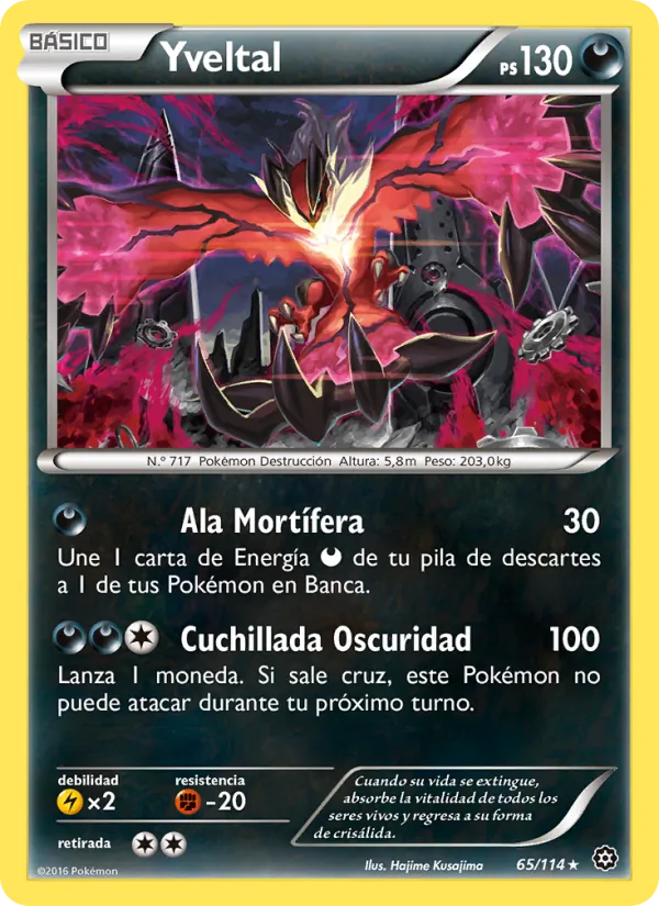 Yveltal Asedio de Vapor 65/114