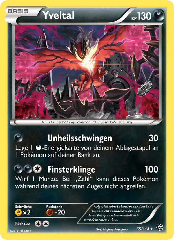 Yveltal Dampfkessel 65/114