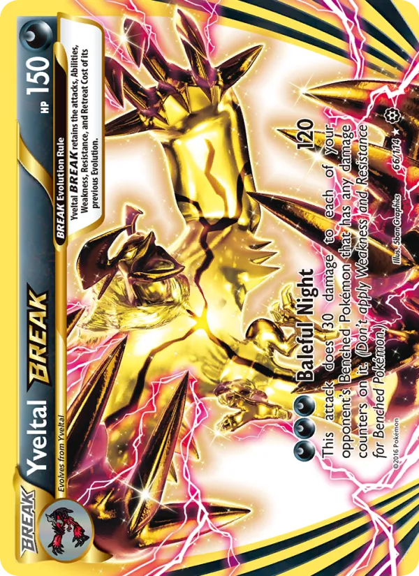 Yveltal BREAK Steam Siege 66/114