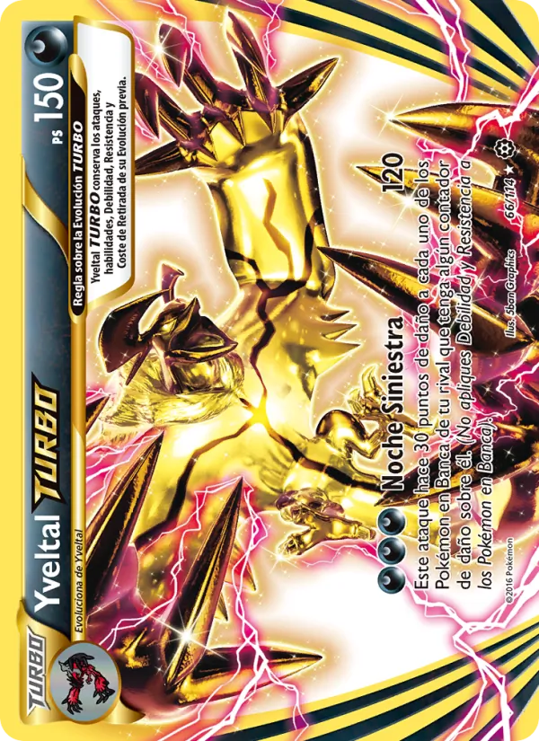 Yveltal TURBO Asedio de Vapor 66/114