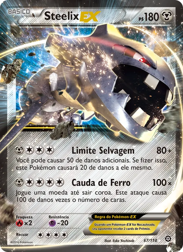 Steelix EX Cerco de Vapor 67/114