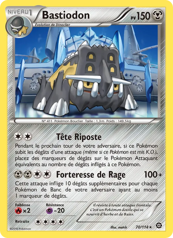 Bastiodon Offensive Vapeur 70/114
