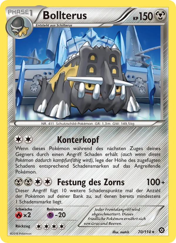 Bollterus Dampfkessel 70/114