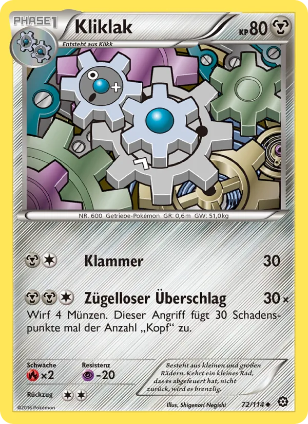 Kliklak Dampfkessel 72/114
