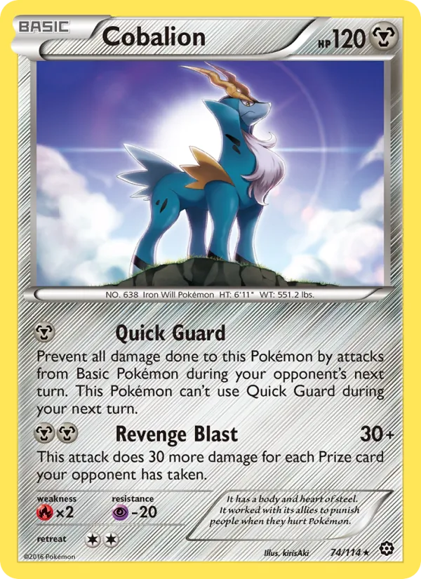 Cobalion Steam Siege 74/114