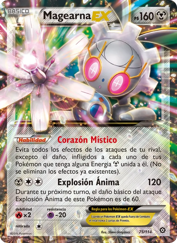 Magearna EX Asedio de Vapor 75/114