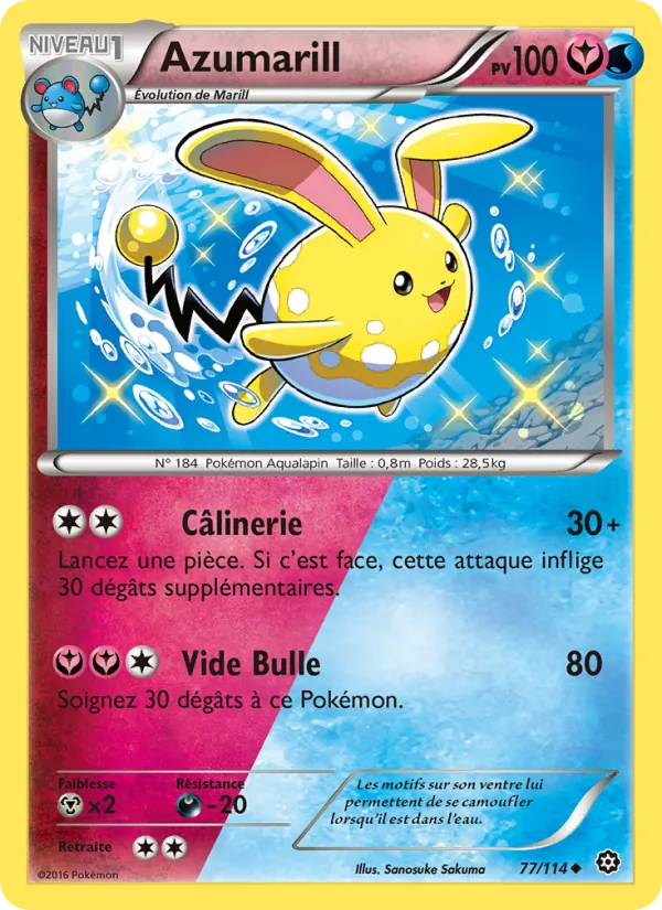 Azumarill Offensive Vapeur 77/114