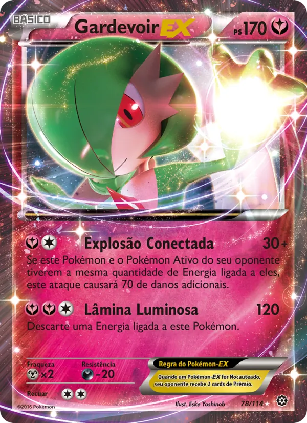 Gardevoir EX Cerco de Vapor 78/114