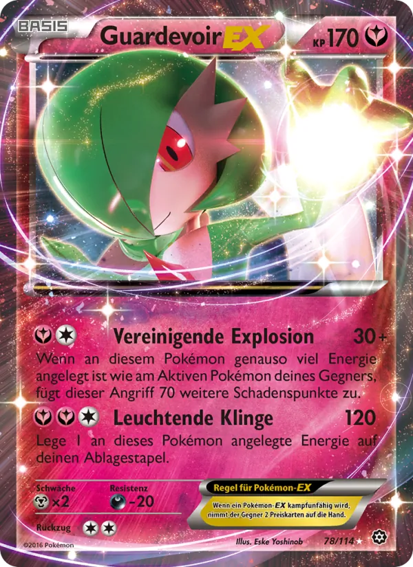 Guardevoir EX Dampfkessel 78/114