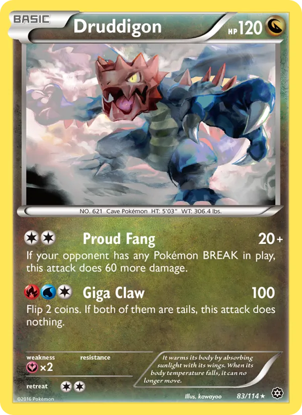 Druddigon Steam Siege 83/114