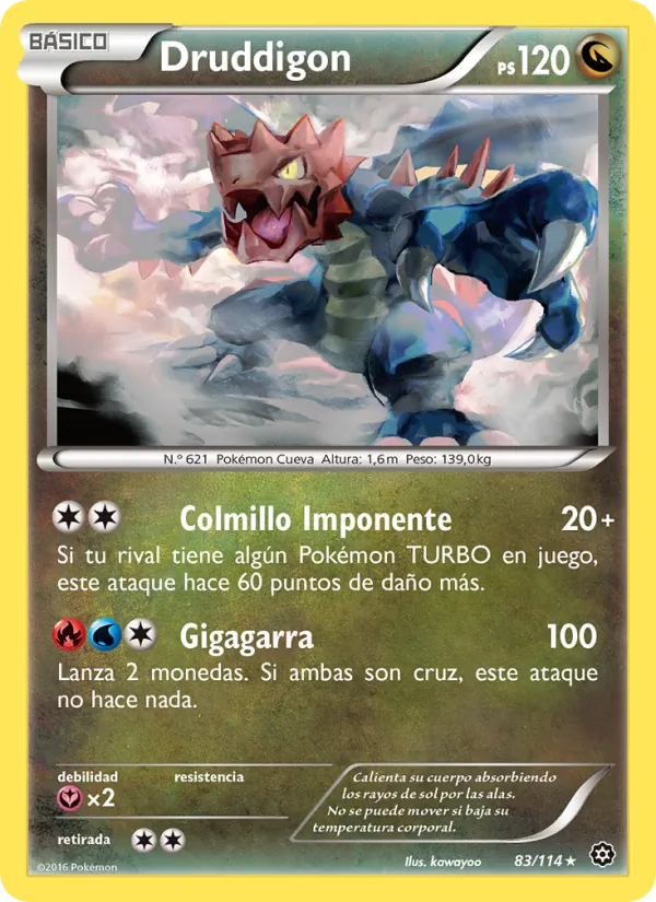 Druddigon Asedio de Vapor 83/114
