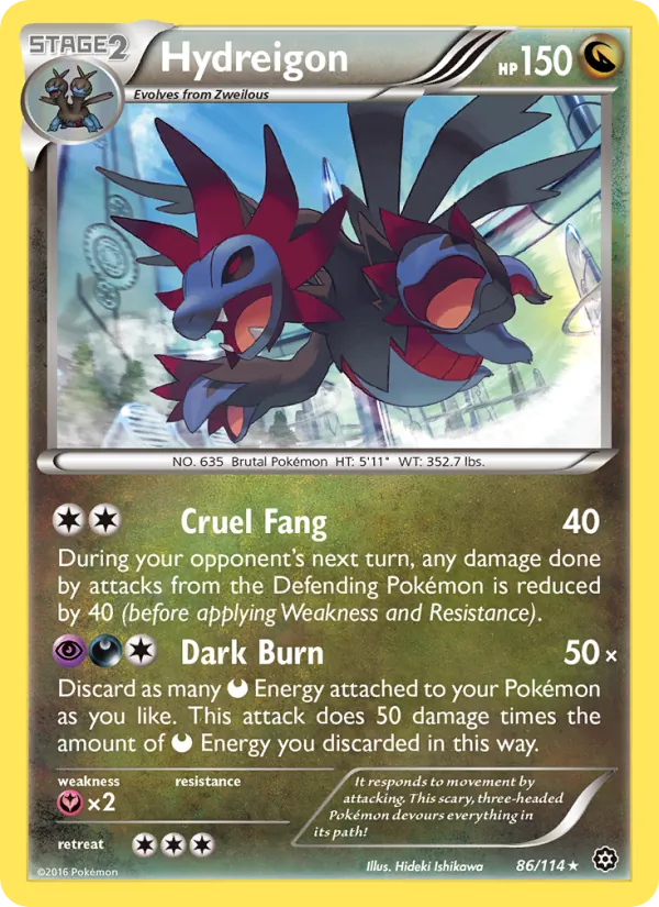 Hydreigon Steam Siege 86/114