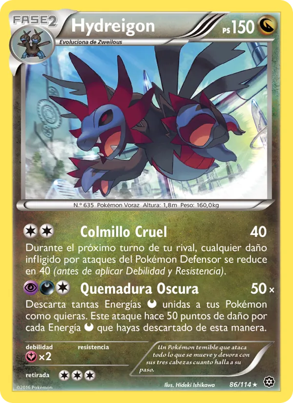 Hydreigon Asedio de Vapor 86/114