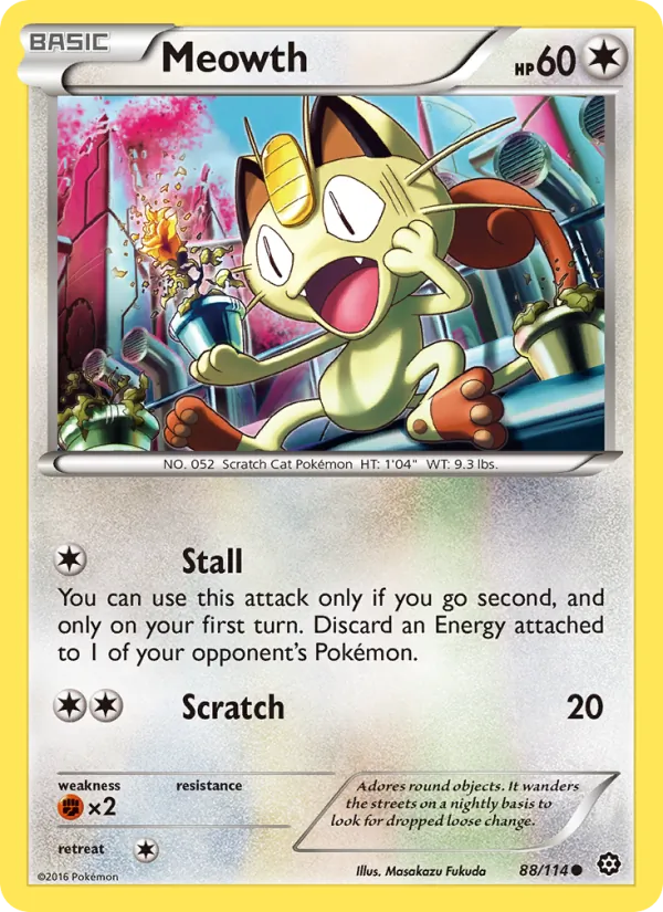 Meowth Steam Siege 88/114