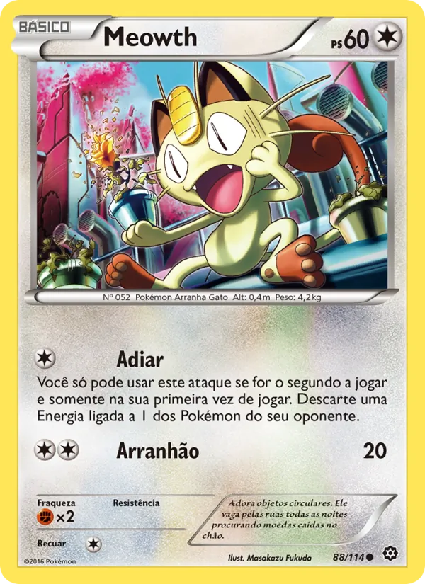 Meowth Cerco de Vapor 88/114