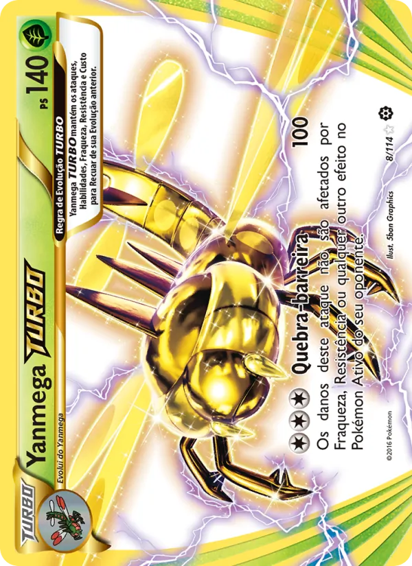 Yanmega TURBO Cerco de Vapor 8/114