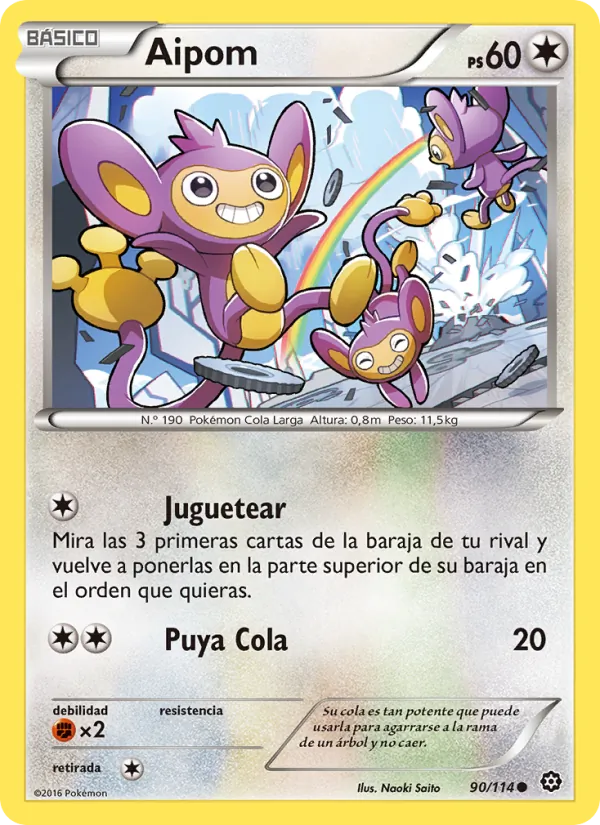Aipom Asedio de Vapor 90/114