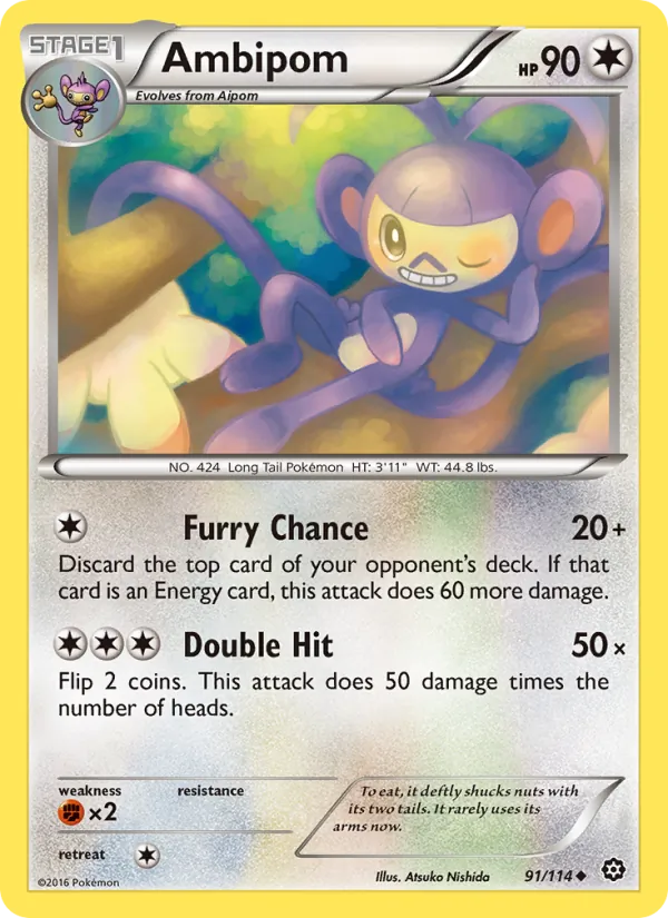 Ambipom Steam Siege 91/114