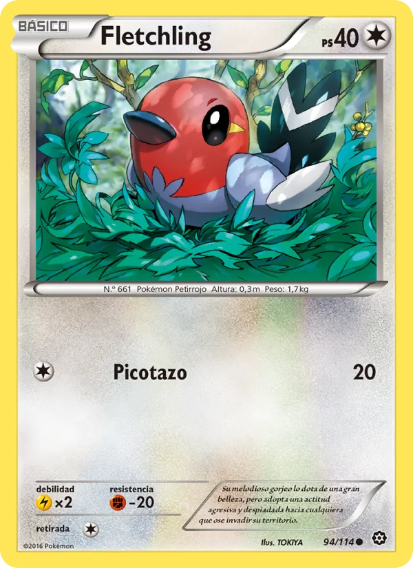 Fletchling Asedio de Vapor 94/114