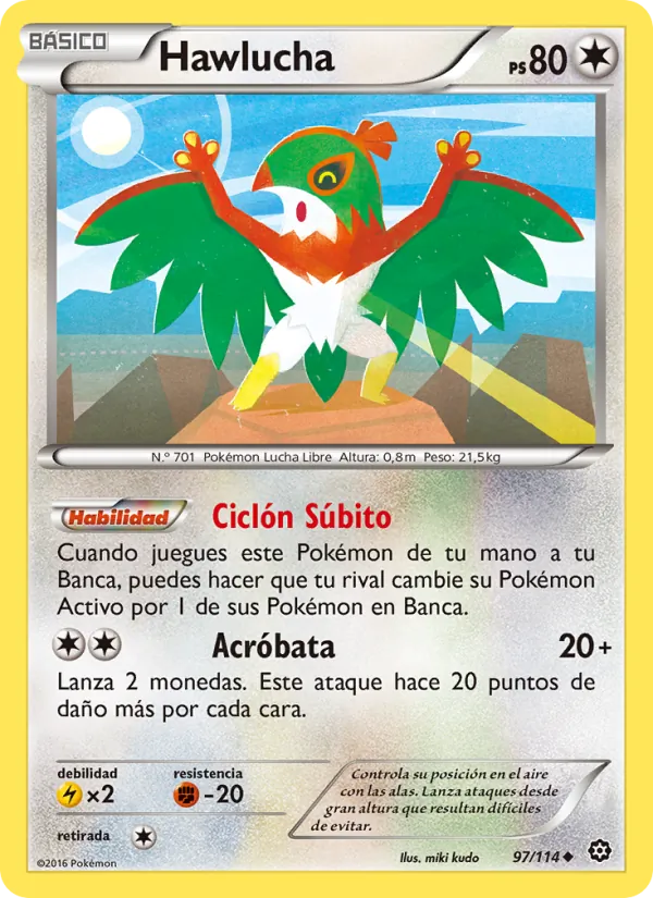 Hawlucha Asedio de Vapor 97/114