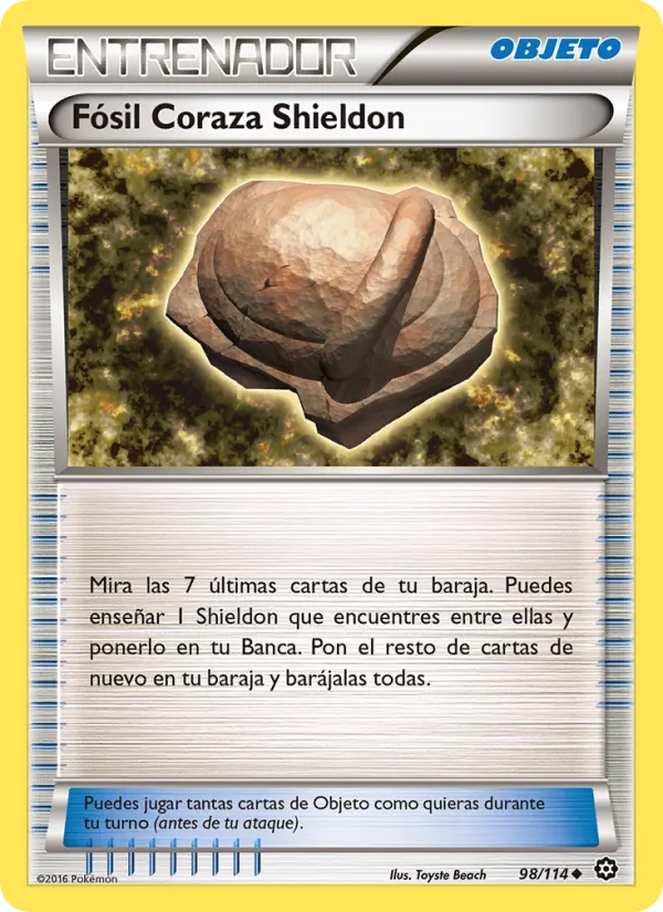 Fósil Coraza Shieldon Asedio de Vapor 98/114
