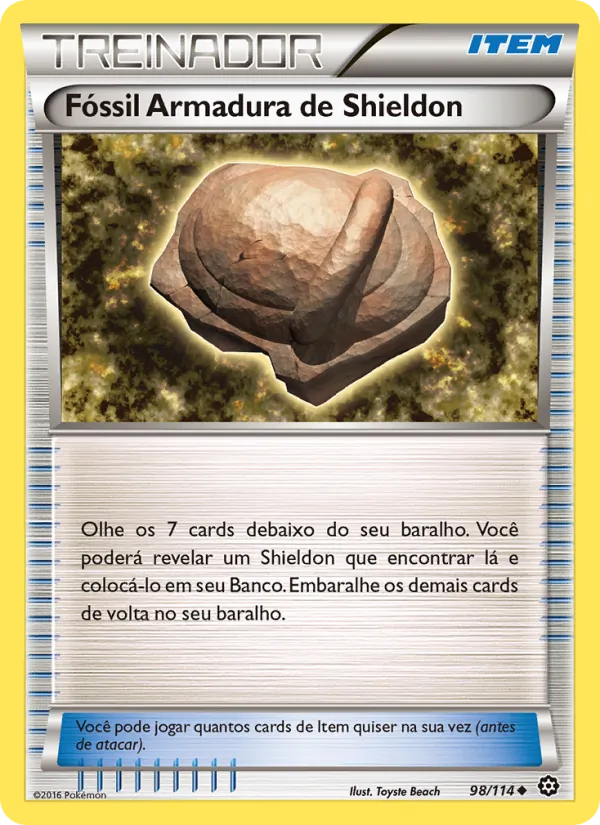 Fóssil Armadura de Shieldon Cerco de Vapor 98/114