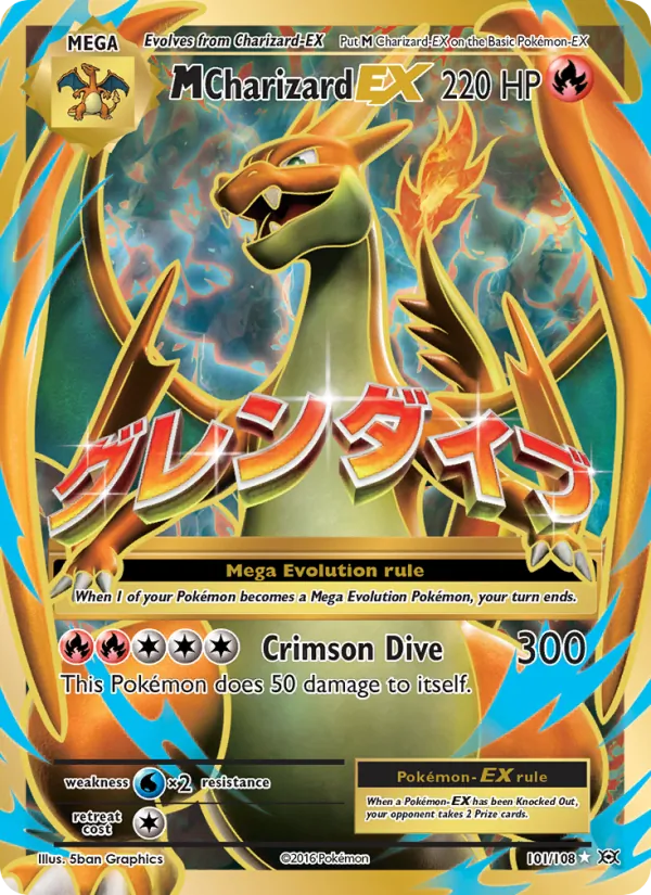 M-Charizard EX Evoluções 101/108