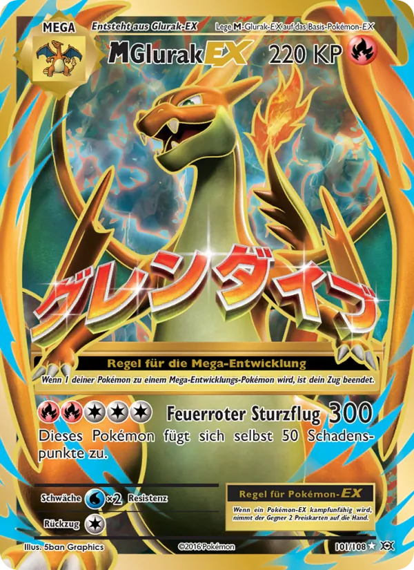 M-Glurak EX Evolution 101/108