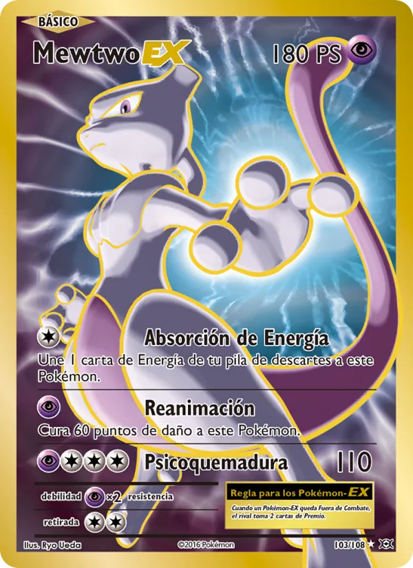 Mewtwo EX Evoluciones 103/108