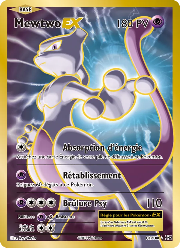 Mewtwo EX Évolutions 103/108