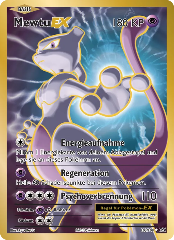 Mewtu EX Evolution 103/108
