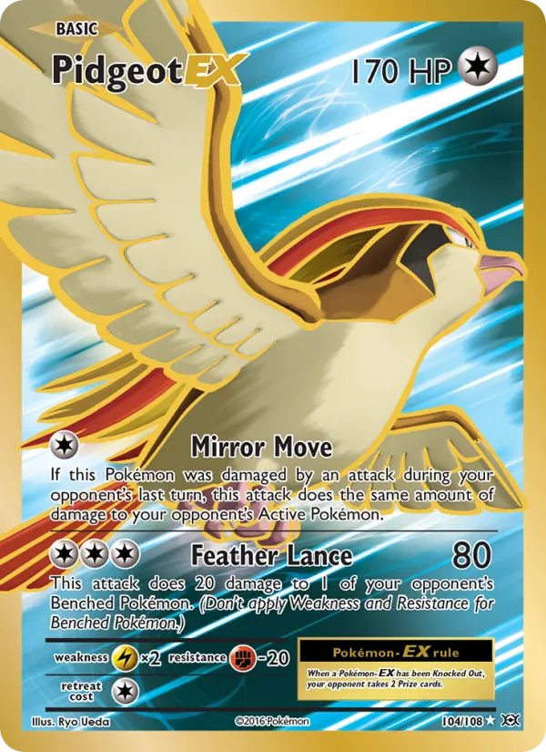Pidgeot EX Evolutions 104/108