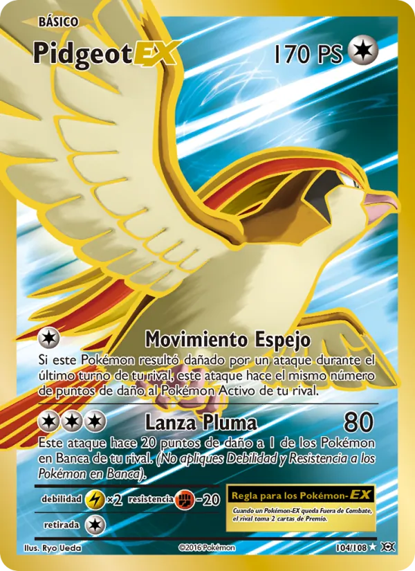 Pidgeot EX Evoluciones 104/108