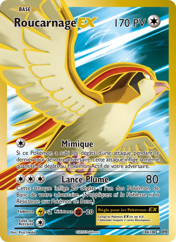 Roucarnage EX Évolutions 104/108