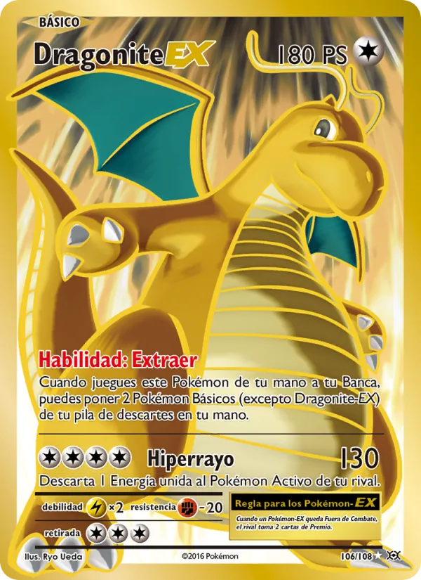 Dragonite EX Evoluciones 106/108