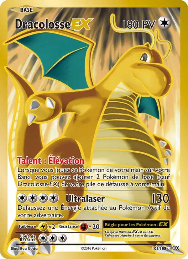Dracolosse EX Évolutions 106/108