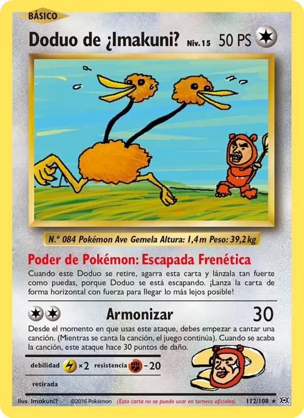 Doduo de ¿Imakuni? Evoluciones 112/108