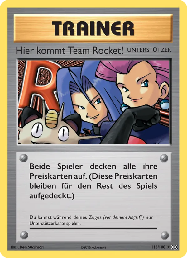 Hier kommt Team Rocket! Evolution 113/108