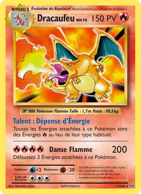 Dracaufeu Évolutions 11/108