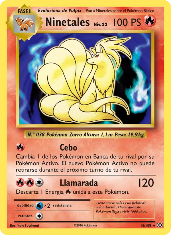 Ninetales Evoluciones 15/108