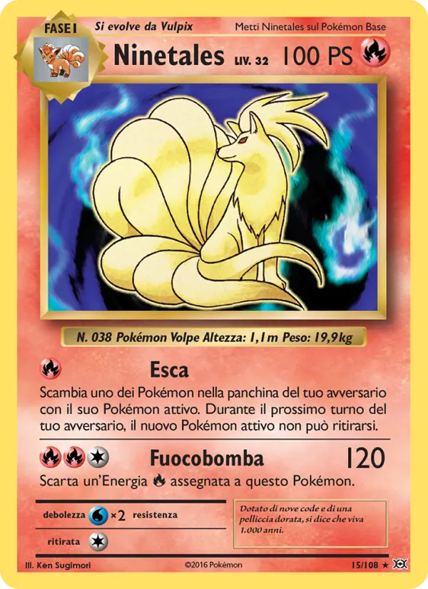 Ninetales Evoluzioni 15/108