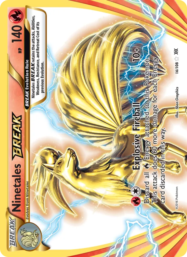 Ninetales BREAK Evolutions 16/108