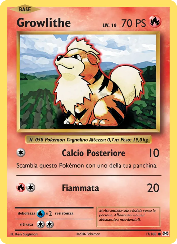 Growlithe Evoluzioni 17/108