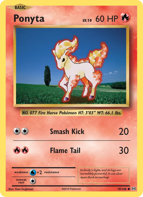 Ponyta Evolutions 19/108