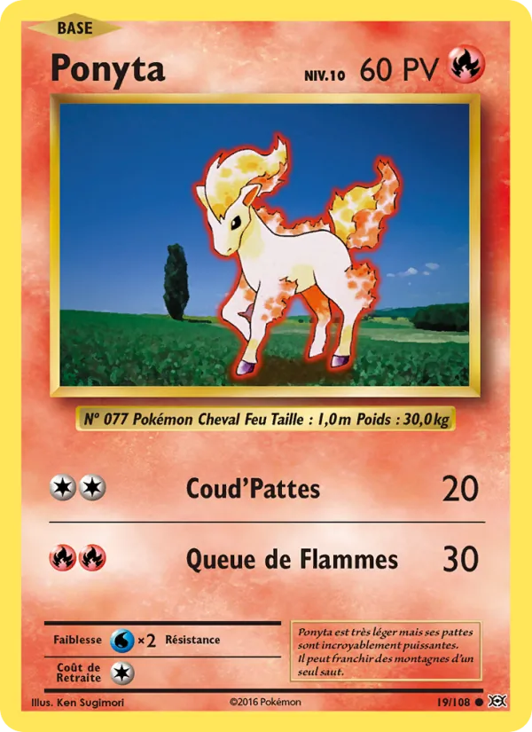 Ponyta Évolutions 19/108