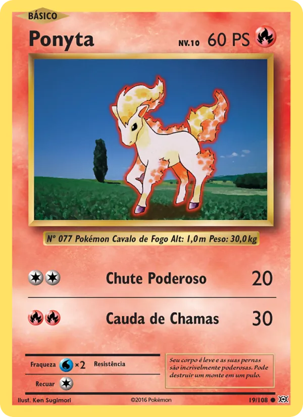 Ponyta Evoluções 19/108