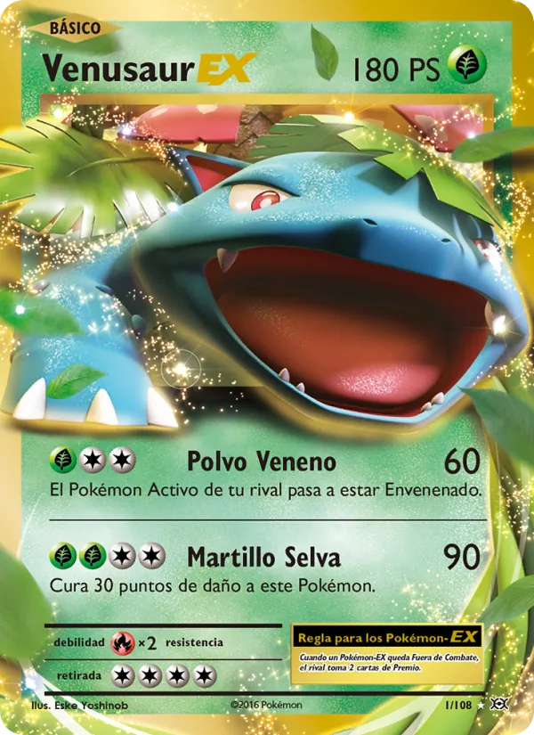 Venusaur EX Evoluciones 1/108