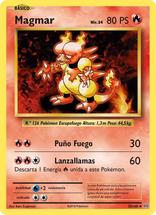 Magmar Evoluciones 20/108