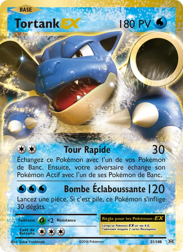 Tortank EX Évolutions 21/108