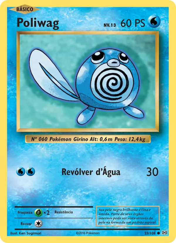 Poliwag Evoluções 23/108